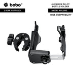 BOBO BH2 Universal Motorcycle Bottle Holder, Black