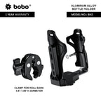 BOBO BH2 Universal Motorcycle Bottle Holder, Black