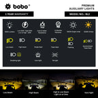 BOBO BL2 Auxiliary LED Lights with Dual Colour & 9000 Lumens