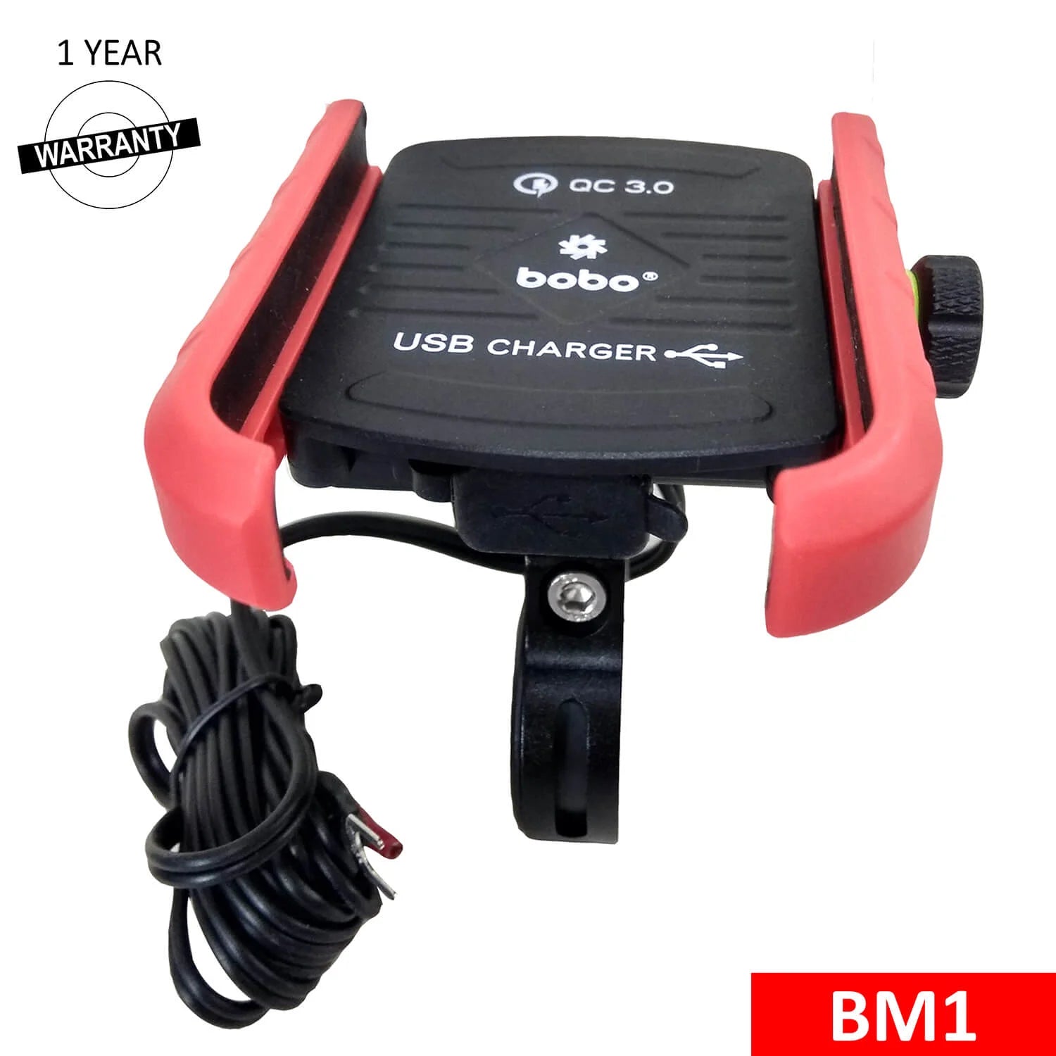 BOBO BM1 Phone Mount with USB 3.0 Fast charger