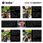 BOBO BM1 Phone Mount with USB 3.0 Fast charger