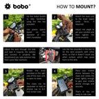 BOBO BM2 Aluminium Phone Holder with 2.5A USB charger