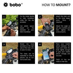 BOBO BM4 PRO Bike Phone Holder with Vibration Controller