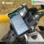 BOBO BM5 Aluminium Phone Holder With Fast USB 3.0 Charger