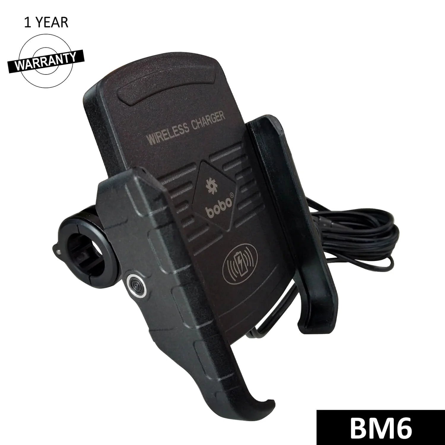 BOBO BM6 Phone Holder with Fast 15W Wireless Charger