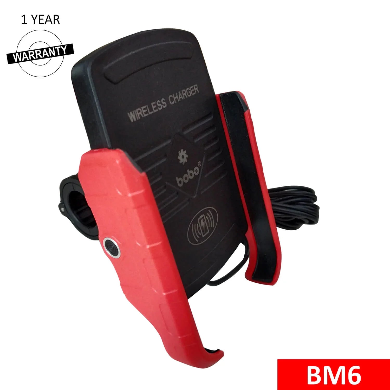 BOBO BM6 Phone Holder with Fast 15W Wireless Charger