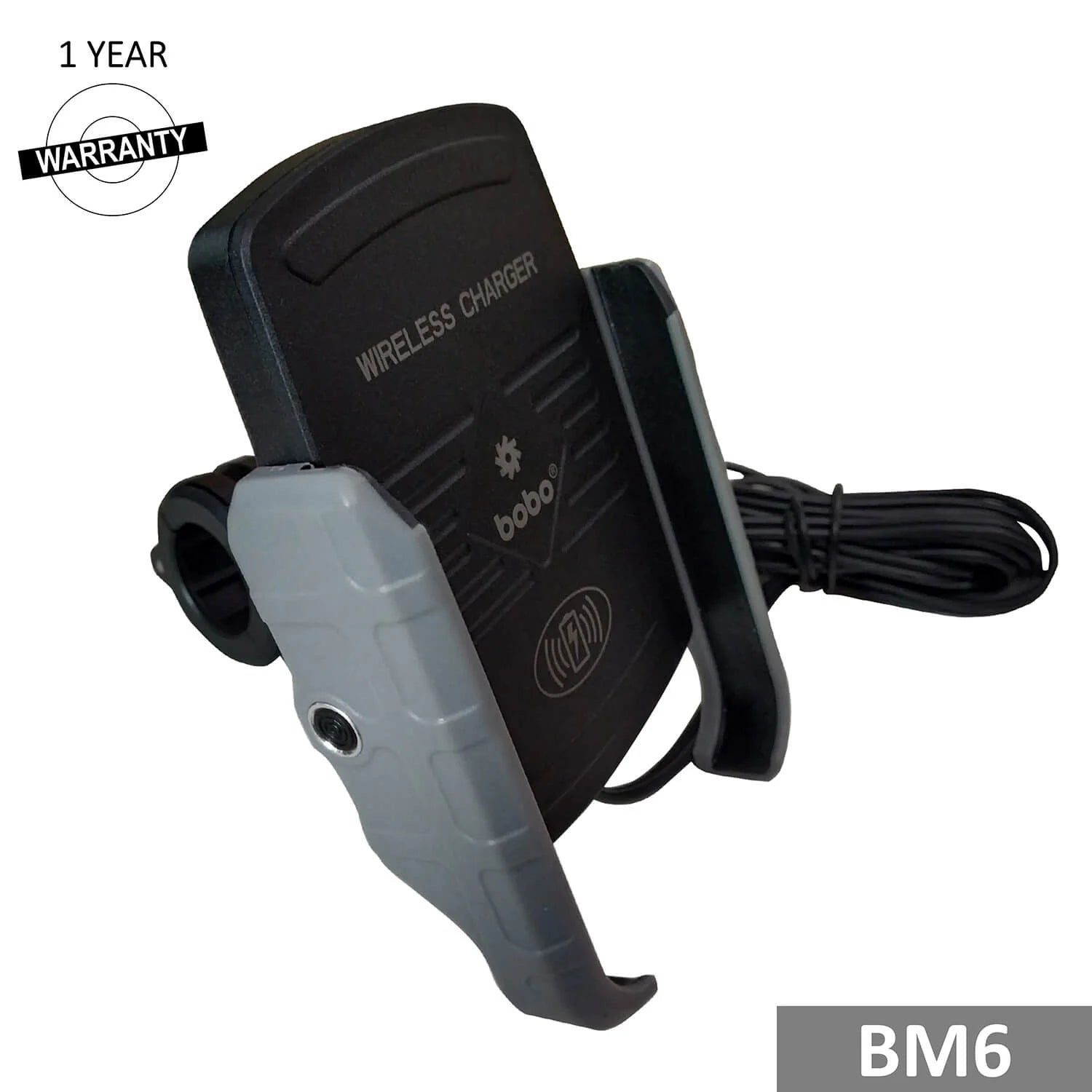 BOBO BM6 Phone Holder with Fast 15W Wireless Charger
