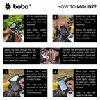 BOBO BM6 Phone Holder with Fast 15W Wireless Charger