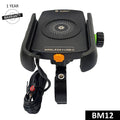 BOBO BM12 Bike Phone Holder with Fast 15W Wireless & USB-C Charger