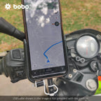 BOBO BM12 Bike Phone Holder with Fast 15W Wireless & USB-C Charger