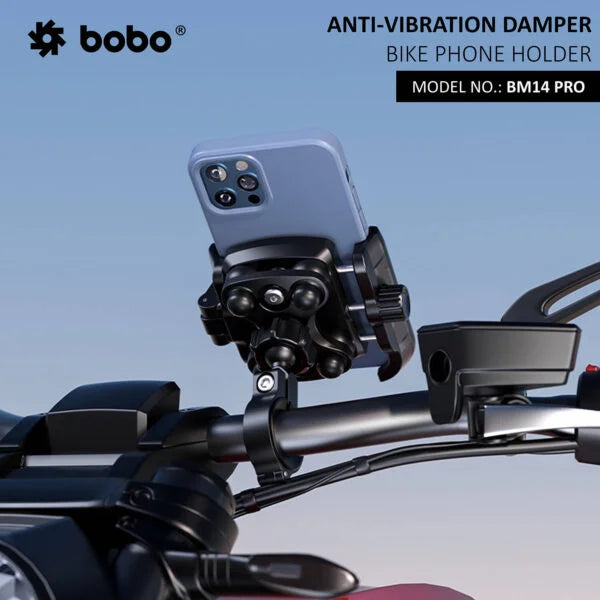 BOBO BM14 PRO X Anti-Vibration Phone Holder with Quick Release