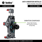 BOBO BM15 Anti-Vibration Metallic Heavy Duty Bike Phone Holder
