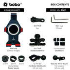 BOBO BM15 Anti-Vibration Metallic Heavy Duty Bike Phone Holder