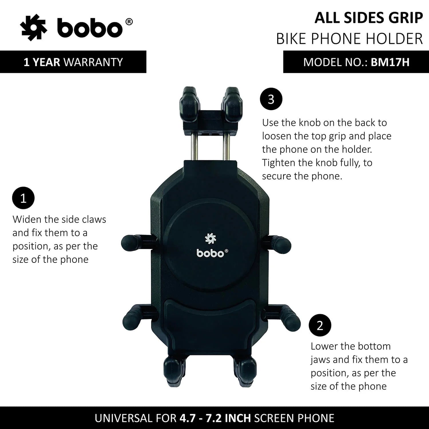 BOBO BM17H/M PRO Anti-Vibration Phone Holder