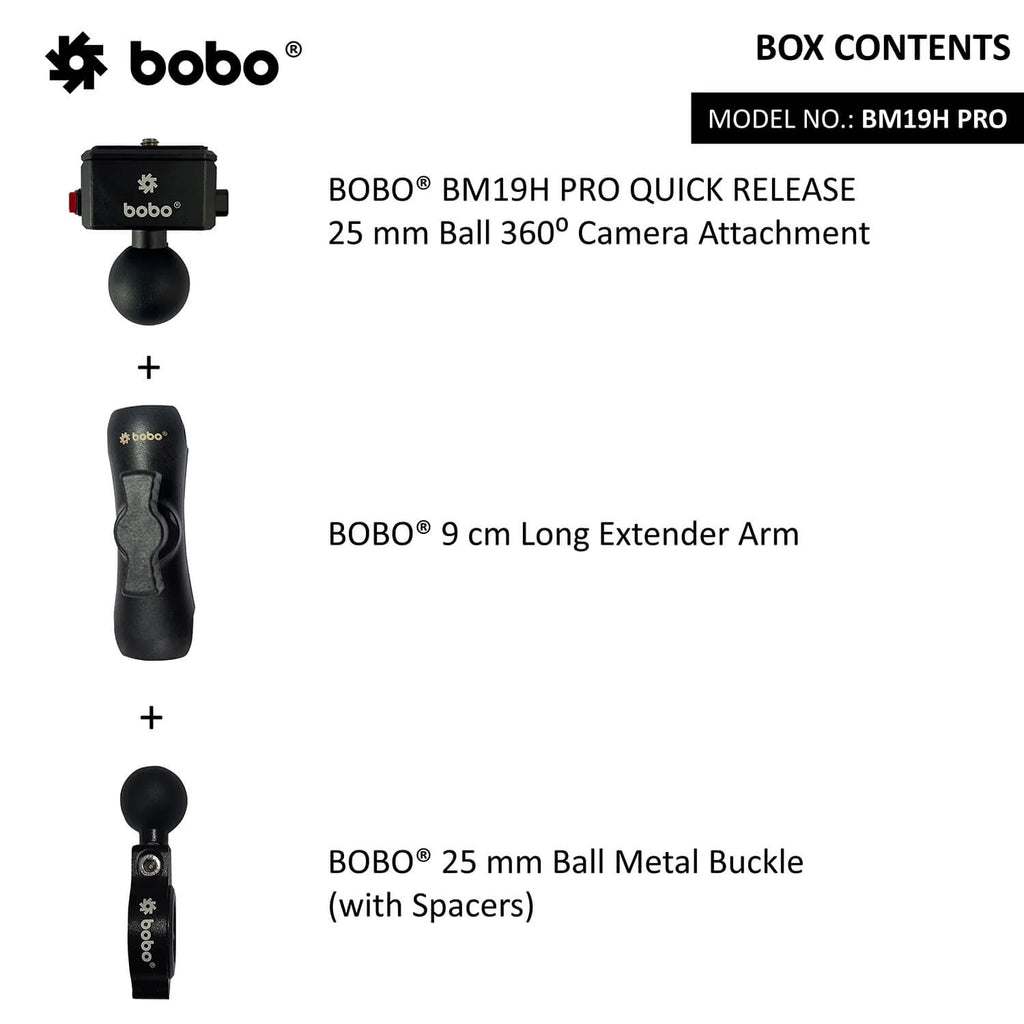 BOBO BM19H PRO – 360 Degree Camera Mount