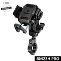 BOBO BM22H/M PRO Anti-Theft Phone Holder with Anti-Vibration and Quick Release