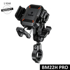 BOBO BM22H/M PRO Anti-Theft Phone Holder with Anti-Vibration and Quick Release