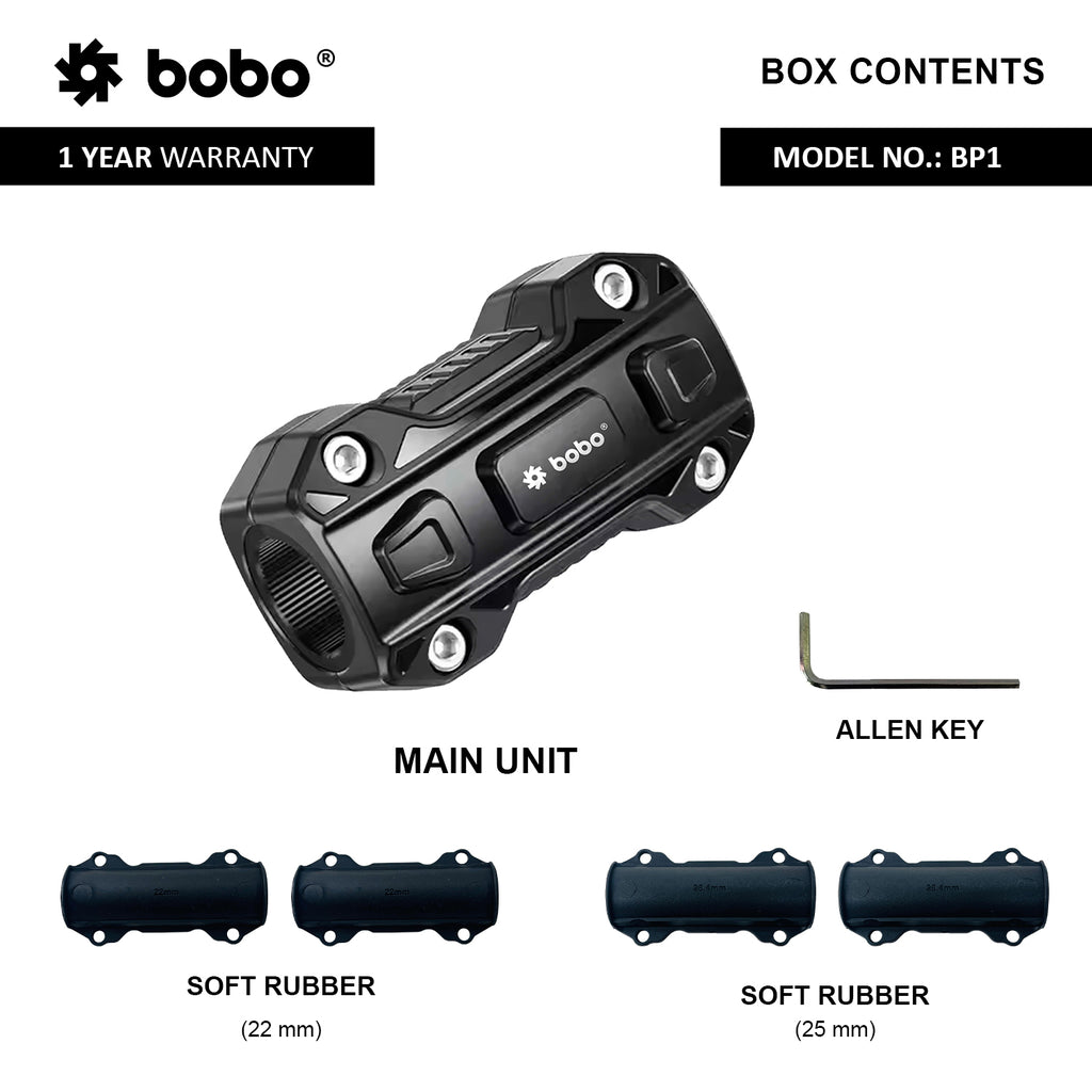 BOBO BP1 Bike Frame Protector with Rubber Pads