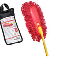 BOBO Car Duster – Premium Wax Treated Strands With Durable Solid Wood Handle – Includes Storage Cover