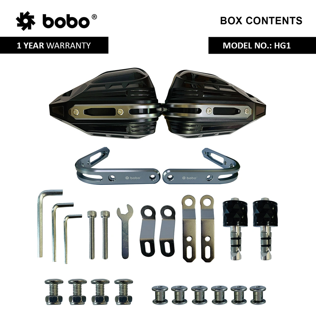 BOBO HG1 Universal Bike Motorcycle Hand Guard, Wind Deflector
