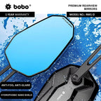 BOBO RM1-D Anti-Glare, Anti-Fog Rearview Bike Mirror