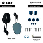BOBO RM1-D Anti-Glare, Anti-Fog Rearview Bike Mirror