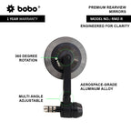 BOBO RM2-R Anti-Glare, Anti-Fog Bike Bar End Mirror