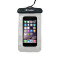 BOBO waterproof mobile pouch with a secure lock seal and touch-friendly transparent cover.
BOBO waterproof mobile pouch transparent