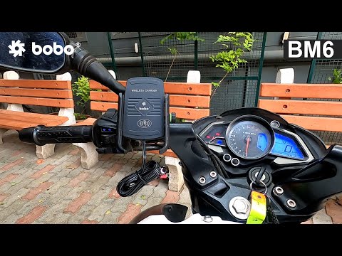 BOBO BM6 Phone Holder with Fast 15W Wireless Charger