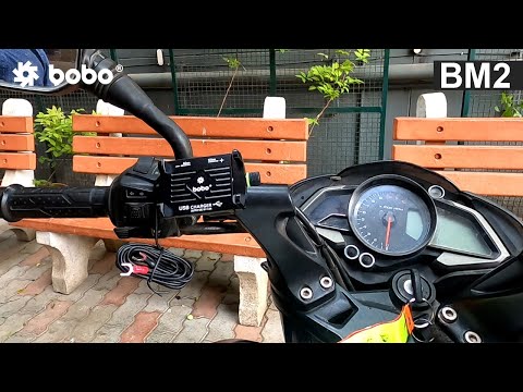 BOBO BM2 Aluminium Phone Holder with 2.5A USB charger