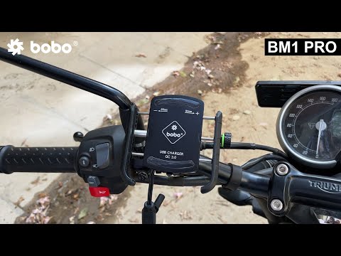 BOBO BM1 PRO Phone Holder with USB 3.0 Charger & SAE Connector