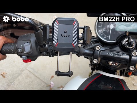 BOBO BM22H/M PRO Anti-Theft Phone Holder with Anti-Vibration and Quick Release