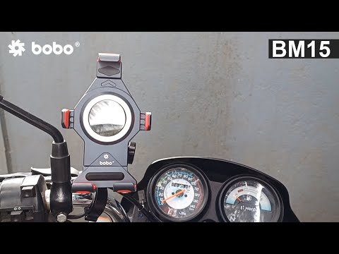BOBO BM15 Anti-Vibration Metallic Heavy Duty Bike Phone Holder