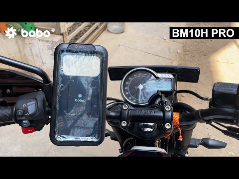 BOBO BM10H PRO Fully Waterproof Bike Phone Holder with Vibration Controller